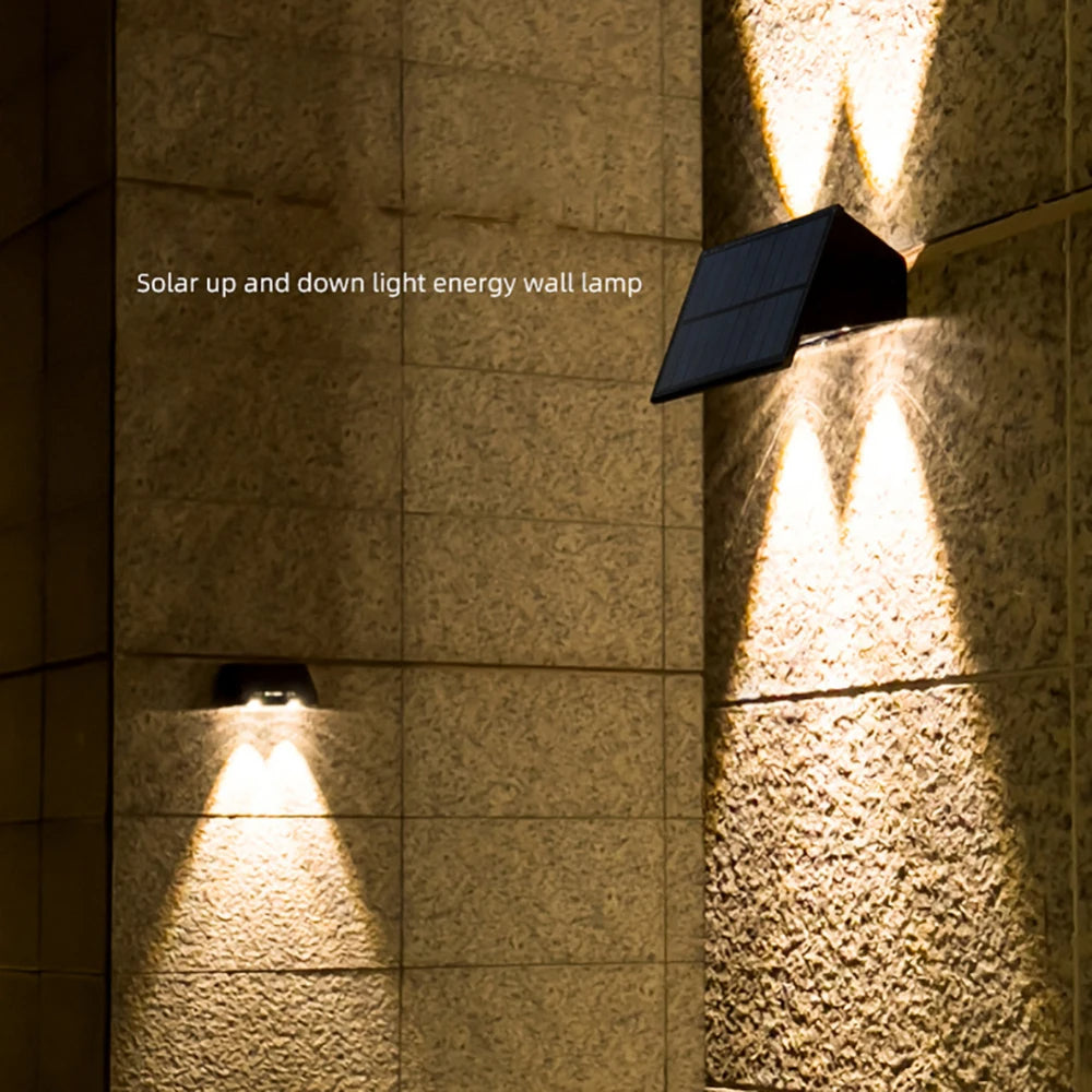 YH0616 2PCS Waterproof Porch Wall Hanging Light Solar Powered Outdoor Lamp YH0616 2PCS Waterproof Porch Wall Hanging Light Solar Powered Outdoor Lamp